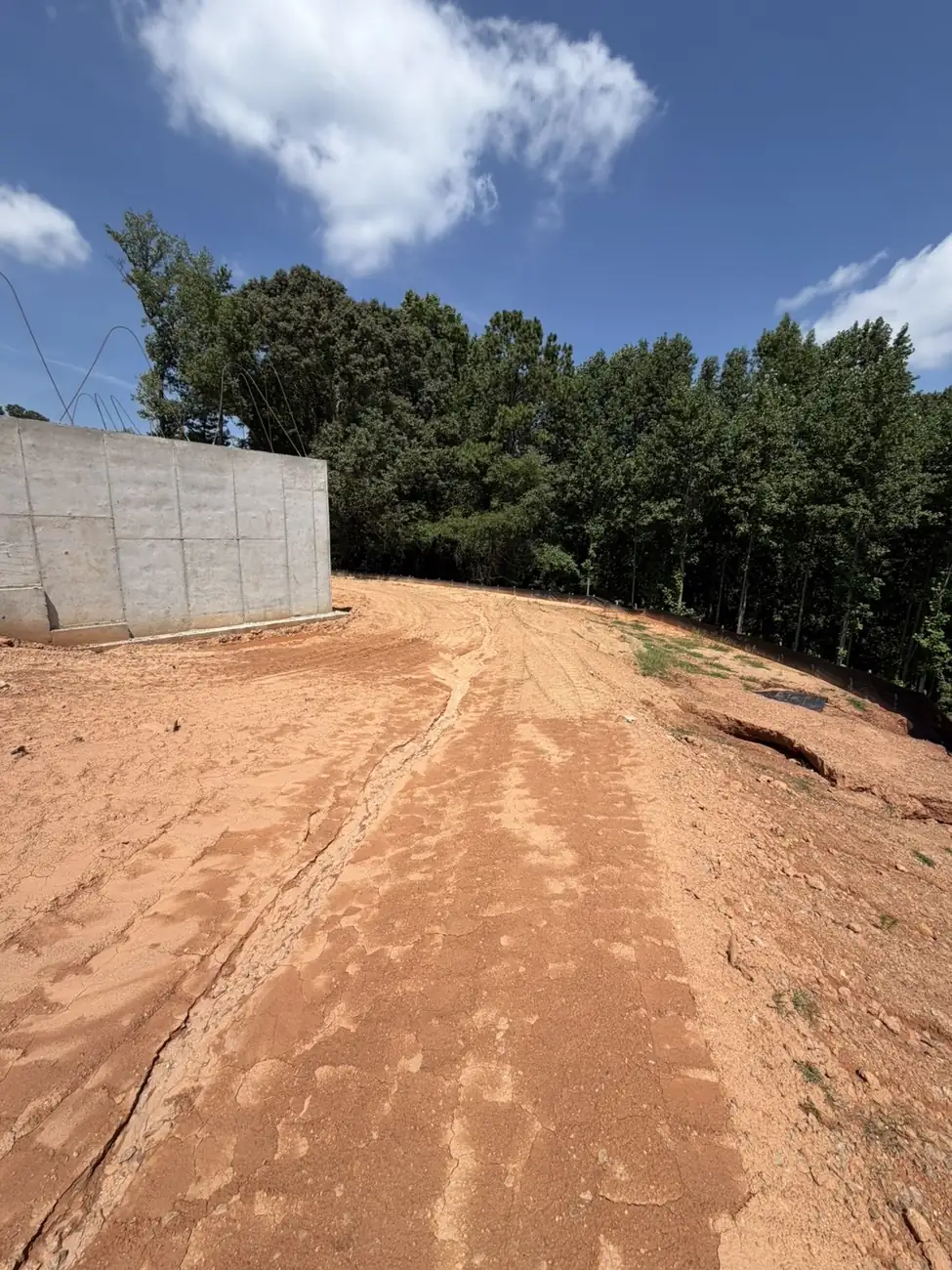 Land clearing and grading work near Ball Ground, GA