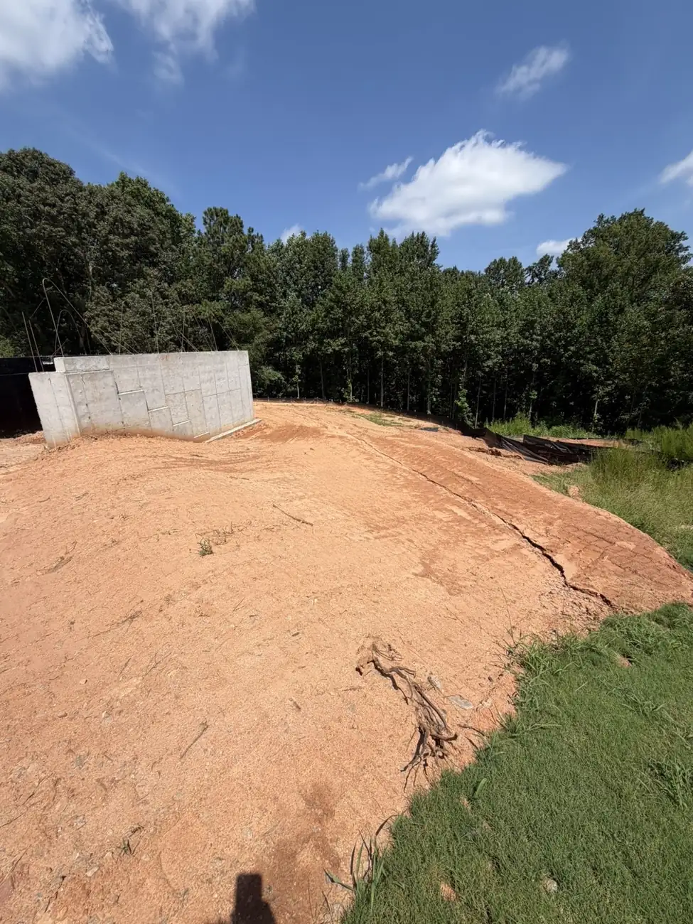 Land clearing and grading work near Jasper, GA
